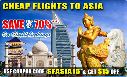 Promociones de viaje a Asia