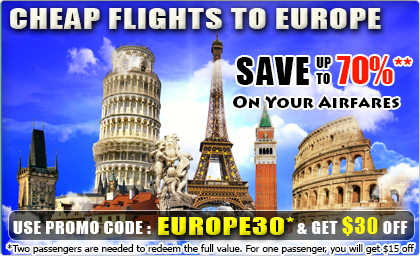Descuentos de viaje a  Europa